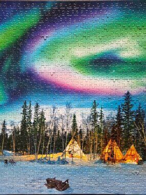 Northern Lights, 1000 piece puzzle, Eurographics Puzzles